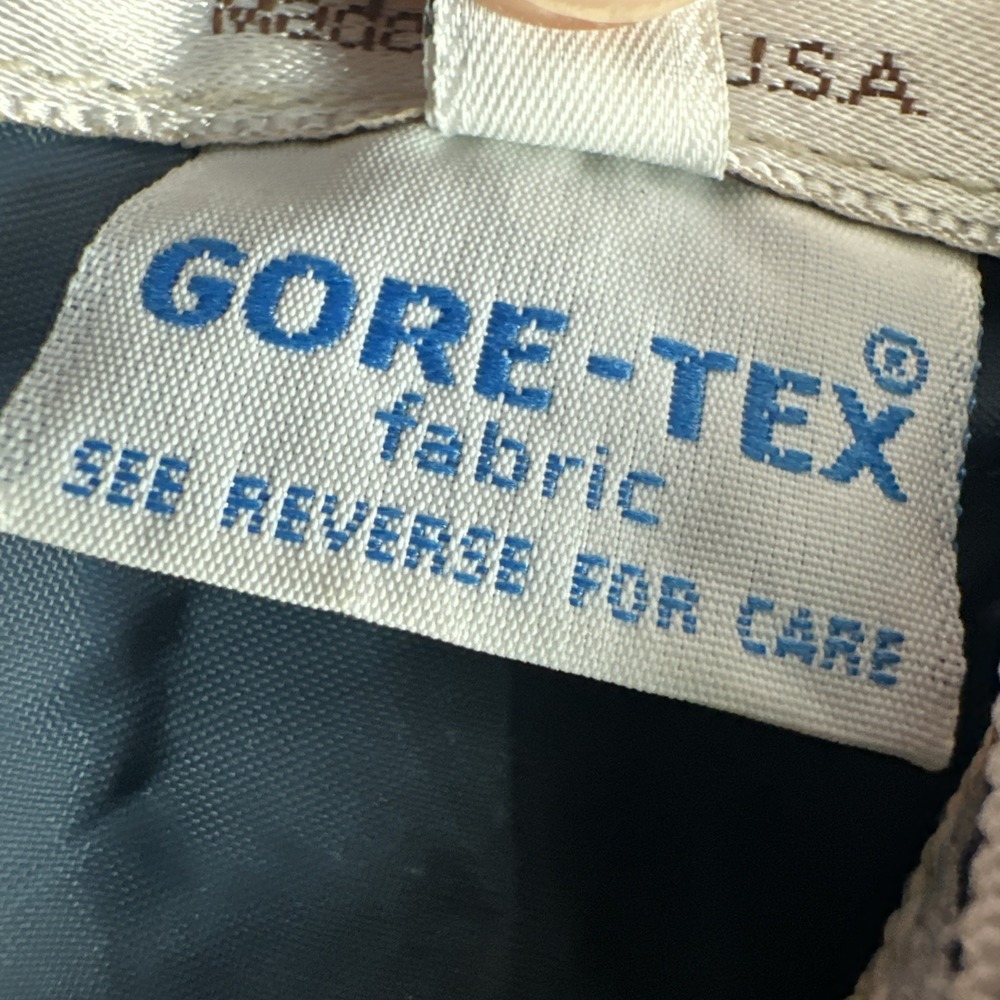 VTG 80s The North Face Gore-Tex Nylon Pants Men Medium Blue Side Zip Made in USA - Picture 3 of 16